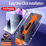 ฟิล์มกันมองกันเสือก เต็มจอแบบเคส OPPO A58 5G A57 A17 A18 A55 A54 A53 A53S 4G A78 A74 A5 2020 A9 2020