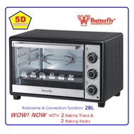 Butterfly Electric Oven 28lt with Rottiserie &amp; Convection Function BEO-5229