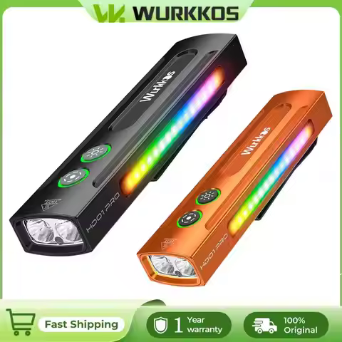 Wurkkos HD01 PRO Rechargeable Flat EDC Flashlight with Green Beam UV Light White LED and Side RGB Li