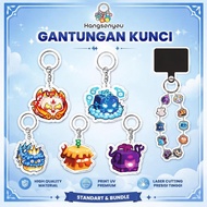 Gantungan Kunci ROMBLOX Blox Fruits Akrilk 4-6cm Full Color - Akrylic Keychain - Ganci