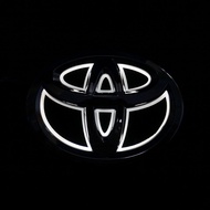 LED Toyota Logo LED Light Car Emblems Front Rear Bumper Modified Badge Logo For Toyota Cars Vios/Yar