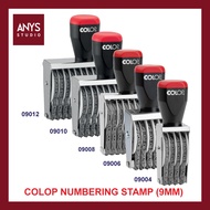 COLOP Numbering Stamp 9mm Original – Cop Nombor Manual 4/6/8/10/12 Digit