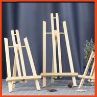 [IMPORTED PRODUCTS] Natural pine wood mini painting easel, painting easel for children - Sample disp