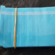 PROMO..!!! 1000 lembar Segel Plastik tutup galon warna biru telor asin polos / Segel Tutup Galon / S