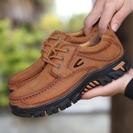 German Camel Active Casual Men's Shoes 2023 Fall and Winter New Arrival Genuine Leather Plus Size Middle-Aged and Elderly Dad Soft Bottom Leather Shoes Men
