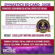 Taiwan IC Branded Dynastics Micro SD TF Card 32G 32GB / 64G 64GB Micro SD TF Card 2 year warran