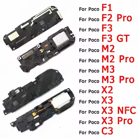 Loudspeaker For Xiaomi Pocophone Poco M2 M3 X3 NFC C3 F1 F2 Pro F3 GT Loud Speaker Sound Module Boar