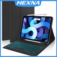 Hexna iPad Air 4th / pro 11inch Generation Case with Keyboard (2020 10.9-inch) & Pencil Charging Hol