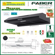 Faber Slim Hood FABERJET CLASSO 7688 Cooker Hood recirculating system (Matt Black) / Faber Electric 