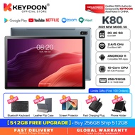 【2022 TOP9】 KEYPOON K80 Tablet PC 10.1 Inches 5G WiFi Android 11 Dual SIM 4G 8800mAh Gaming Online Classroom Meeting for Students 6GB 8GB 10GB RAM 128GB 256GB 512GB ROM