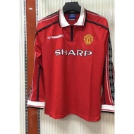 Termurah Ready Stock Jersey Retro Mu Sharp 1999 Treble Winner [Terlaris] [Original]