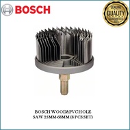 BOSCH WOOD&PVC HOLE SAW 25MM-68MM (8 PCS SET)