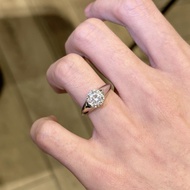 OL Style Real Moissanite Ring with GRA S925 Sterling Silver High-end D Color 1ct 2ct Diamond Ring