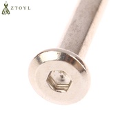 4Sets stainless steel luggage screws, luggage accessories Luggage Wheels Bolts Rivets 6*30-45mm