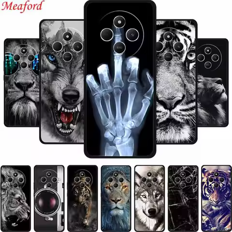 For POCO C75 Case C 75 6.88" Black Silicone Soft Back Cover Case For Xiaomi Poco C75 Phone Case Poco