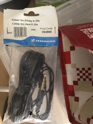 全新 Sennheiser 線 3m jack 6.35S Cable 092885  HD 650 HD 660S HD 600 HI-FI 耳機 earphone ear phone sony 鐵