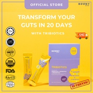 BoonY & Co 200B CFU Tribiotics: Prebiotics + Probiotics + Postbiotics [20's]