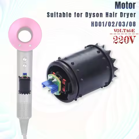 220V Voltage Hair Dryer Motor Part Assembly for Dyson Hair Dryer HD01 HD02 HD03 HD08 /HS01 Airwrap H