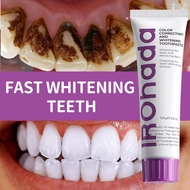 IROHADA Whitening Toothpaste 2 in 1 Niacinamide & Mint/Tea Leaf Extract 100g x3 Fresh Breath Stain R