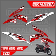 Mio M3 125 Motorcycle Striping Sticker Simple Racing Variation Sticker Modification Decalnesia C223