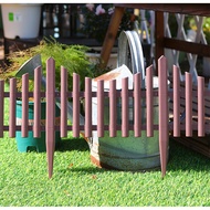Horticultural Fence PVC Plastic Outdoor Courtyard Plant Fence Pagar Berkebun Taman Courtyard Decorat
