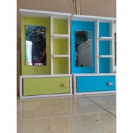 RAK KOSMETIK LACI GANTUNG MINI 38x24CM / CERMIN RIAS MINIMALIS/ RAK RIAS KOSMETIK RAK RIAS MAKEUP