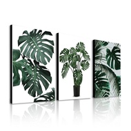 Hiasan Dinding Ruang Tamu Kamar Dapur Aesthetic Estetik Ukuran 31x47 Pajangan Dinding Daun Monstera 