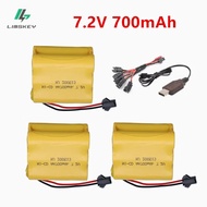 7.2v 700mah Ni-CD Battery or charger For Rc Electric Toys Car Tanks Trains Robot Boat NiCD AA 7.2v R