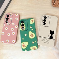For Oppo A5 5G 2025 A5X 4G 5G Phone Case Cute Anime Avocado Camera Protection Back Cover Soft Smooth