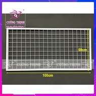 Accessory hanging mesh frame, 50x100cm hanger, comes with 10 15cm hangers