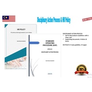 DISCIPLINARY ACTION & HR POLICY (7 main guideline, 47 page) SOP & Misconducts Guidelines with 6 step