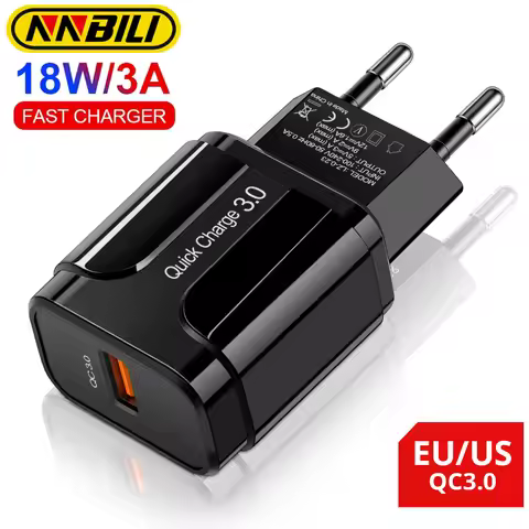 NNBILI 18W QC 3.0 3A Fast USB Charger Quick Charge 3.0 Phone Charger for iPhone for Huawei Samsung X