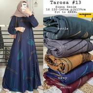 Gamis Maxi Dress Busana Muslimah Baju Muslim Wanita Denim Diana Jumbo