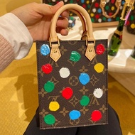 Louis Vuitton LV x YK 草間彌生限量波點款 mini tote petit sac plat