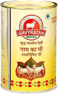 Gavyratan Pathmeda A2 Desi Cow Bilona Ghee - Natural Flavour, 1L, Bi-Directionally Churned, Traditio