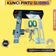 Glatino Sliding Door Lock/Geser 41055 & Swing 41054