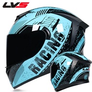 JomBeliLah LVS Motorcycle full face helmet safety full face helmet double lens racing helmet topi keledar muka penuh 全头盔