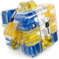 3D Maze Cube - 2-in-1 Twist & Roll Brain Teaser, Large Labyrinth STEM Toy, Stress Relief Fidget Gift