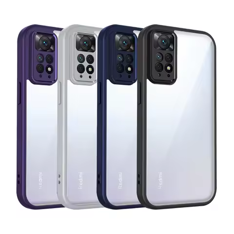 EUCAGR For Xiaomi Redmi Note 11 Pro 4G 5G Case Air Cushion Silicone Bumper Matte Back Cover Hard Pho