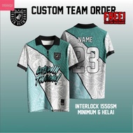 【Free Custom Name &amp; Number】 Jersey New Design 2024 Baju Tshirt Lelaki Thailand Viral Custom Jersey Tictok Ootd Retro Collar Jersey