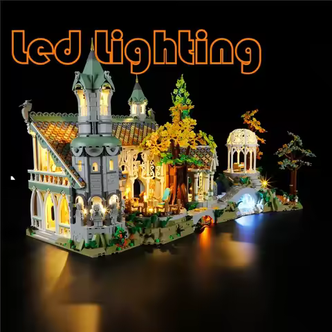 Lighting Led Kit For LEGO 10316 Creator Expert Lord Of The Rings Rivendell Not Include Building Bloc