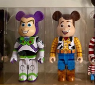 1000% Bearbrick Toy Story Woody Buzz  胡迪 巴斯光年 有彩盒 Be@rbrick
