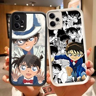 DJ-18 Detective Conan Silicone Casing black and white for Xiaomi Redmi poco Note 3 X5 Turbo F5 F7 F6