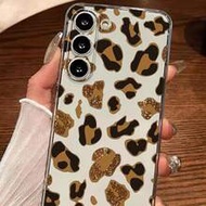 1 ชิ้น เคสโทรศัพท์ลายเสือดาวรูปดาวนุ่ม, ใช้ได้กับ , Honor, Galaxy A04e/12/A13/A14/A34/A50/A52/A53/A5