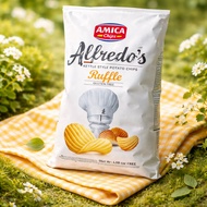 AMICA Eldorada Gluten Free Ruffle Potatoes Chips {HALAL} 130gm - Product of Italy