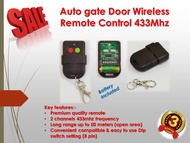 Auto gate Door Wireless Remote Control 433Mhz DIP Switch Auto Gate Controller (Battery included)