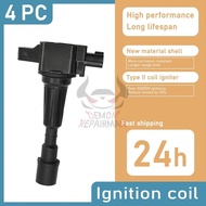 4Pcs Ignition Coil For Mazda- 2 1.5L L4 2011-2015 MAZDA 3 1.4L 1.6L ZJ20 18 100 ZJ20-18-100 ZJ20-18-