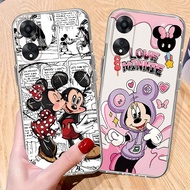 J-64 Minnie Soft Case for OPPO A60 A58 A78 A38 A17 A18 Reno 13F 5G