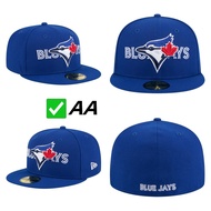 Toronto Blue Jays New Era Royal Overlap 59FIFTY Men's and Women's Slim Cap Fashion Sports Outdoor Ba