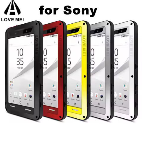 Metal Armor Case for Sony Xperia XZ Premium XA1 XA2 Ultra Waterproof Case For Sony Z2 Z3 Z5 XZ1 XZ2 